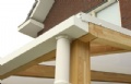 Avanc�e de terrasse gouttiere blanche pour abri terrasse 500