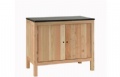 Cuisine meuble d'ext�rieur 2 portes en douglas 108 x 60 x 92 cm