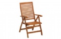 Lake deer chaise multi-positions en eucalyptus