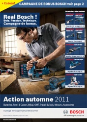 BOSCH BLUE - Action automne 2011